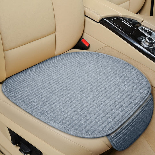 Universal Anti Slip Linen Car Seat Cushion Cover Mat for Front and Rear Seats