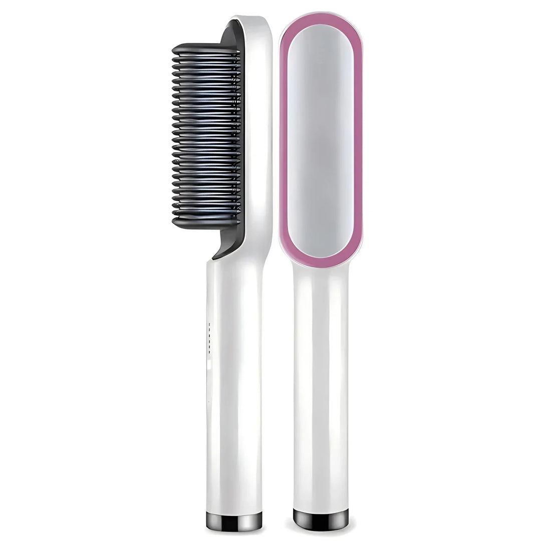 Negative Ion Ceramic Hot Comb Hair Straightener for Smooth Sleek Styling
