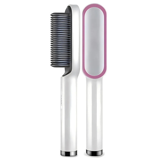 Negative Ion Ceramic Hot Comb Hair Straightener for Smooth Sleek Styling