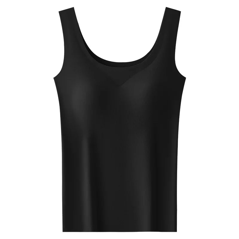 Seamless Built In Bra Tank Top for Layering