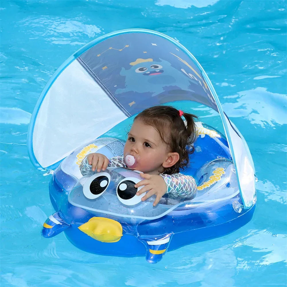 Adorable Animal Inflatable Baby Swim Float Ring for Pool and Bathtub