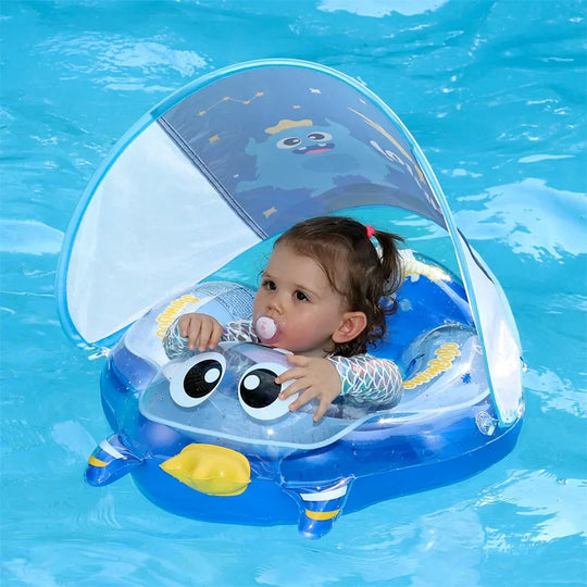 Adorable Animal Inflatable Baby Swim Float Ring for Pool and Bathtub