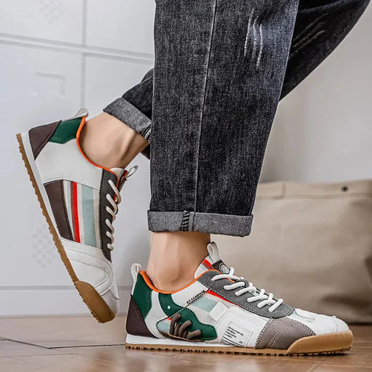 Colorful Retro Low Top Sneakers for Casual and Summer Wear