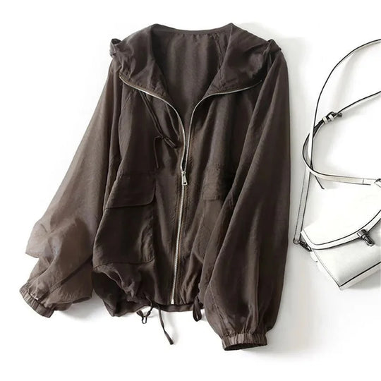 Lightweight Hooded UV Protection Sun Jacket for Outdoor Summer