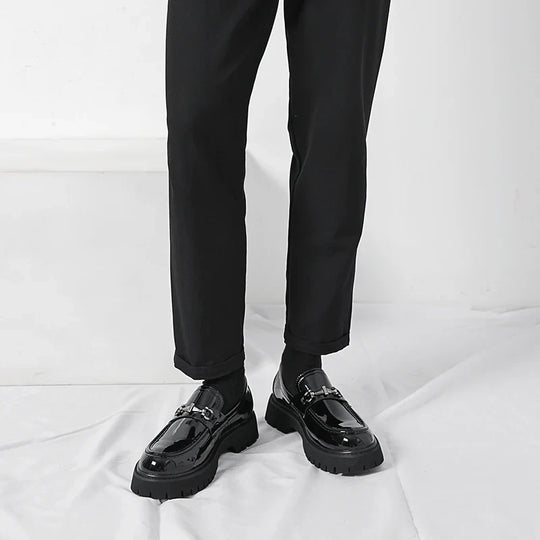 Classic Leather Dress Loafers for Business and Formal Wear