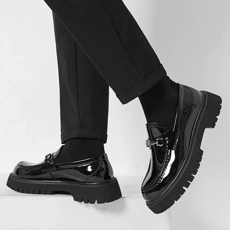 Classic Leather Dress Loafers for Business and Formal Wear