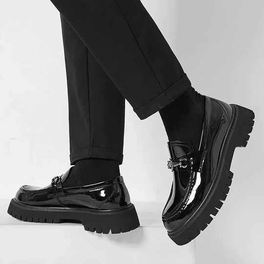 Classic Leather Dress Loafers for Business and Formal Wear