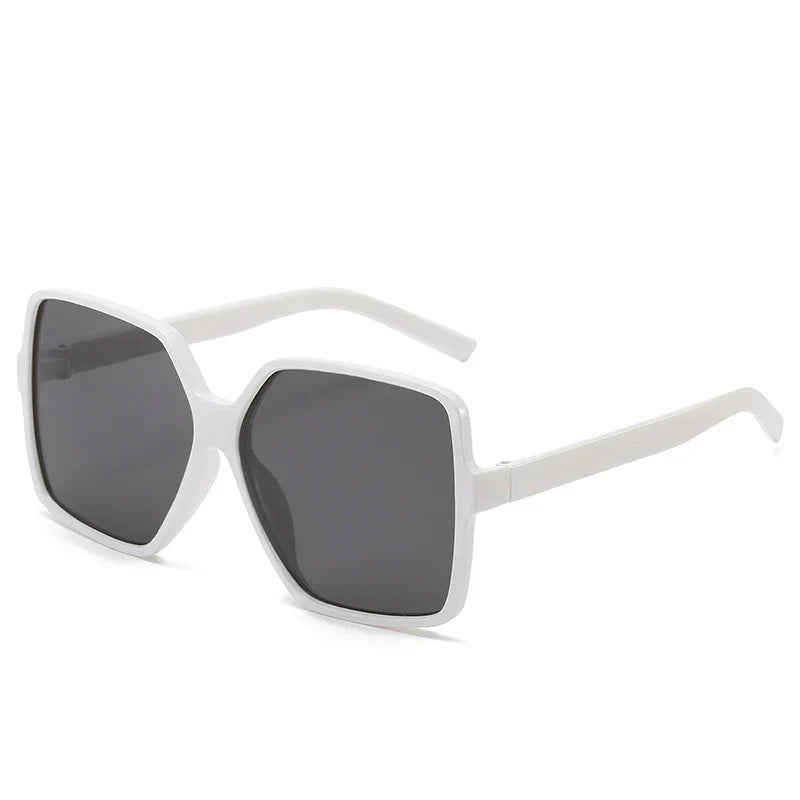 Oversized Gradient Square Sunglasses with UV400 Protection for Women