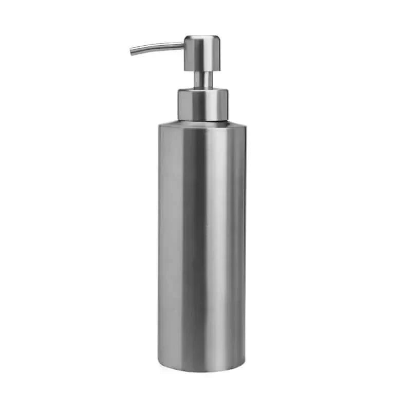 Stainless steel pump soap dispenser