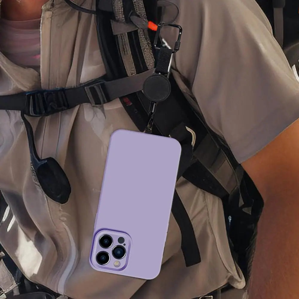 Retractable Anti-Theft Phone Security Tether Holder for Travel and Commuting