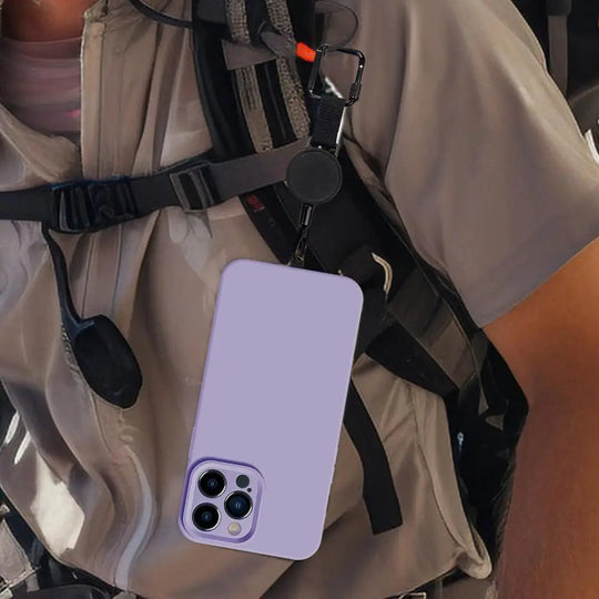 Retractable Anti-Theft Phone Security Tether Holder for Travel and Commuting