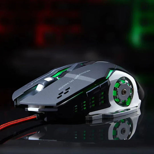 Silent Backlit Wireless Rechargeable Gaming Mouse for PC and Laptop