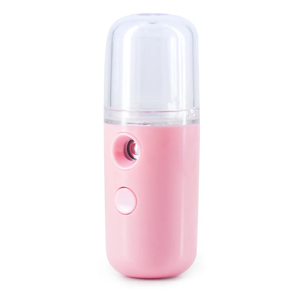 Pink nano facial mist sprayer