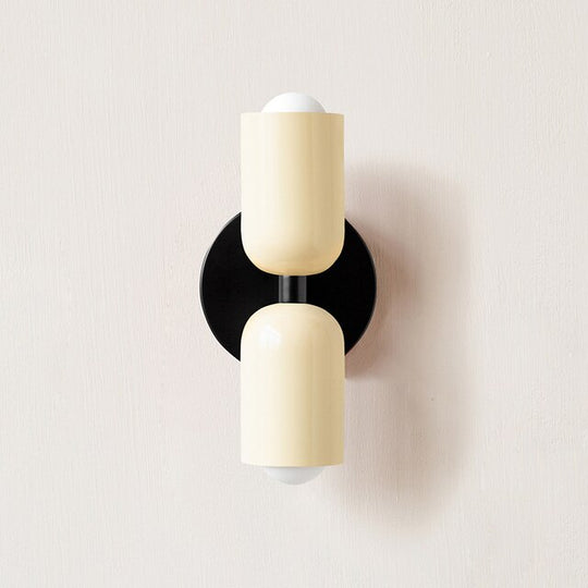 Macaroon Dual Globe LED Wall Sconce for Bedroom and Hallway