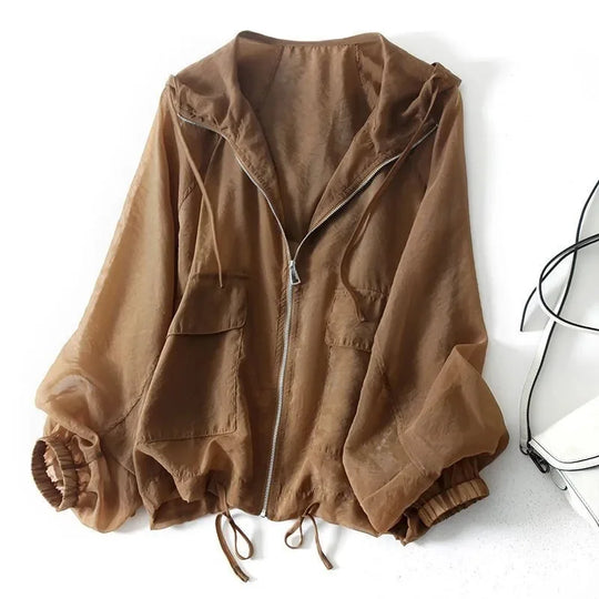 Lightweight Hooded UV Protection Sun Jacket for Outdoor Summer