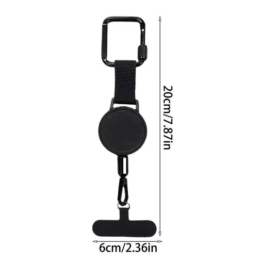 Retractable Anti-Theft Phone Security Tether Holder for Travel and Commuting