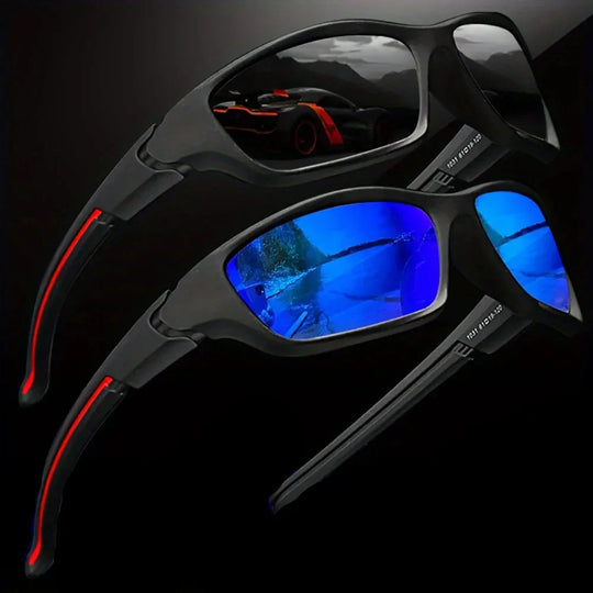 Polarized Wraparound Sport Sunglasses for Cycling and Driving
