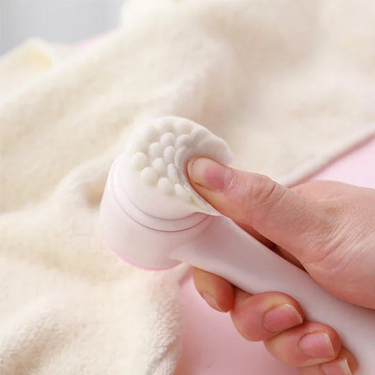 Dual Sided Silicone Facial Cleansing Brush for Deep Pore Skincare
