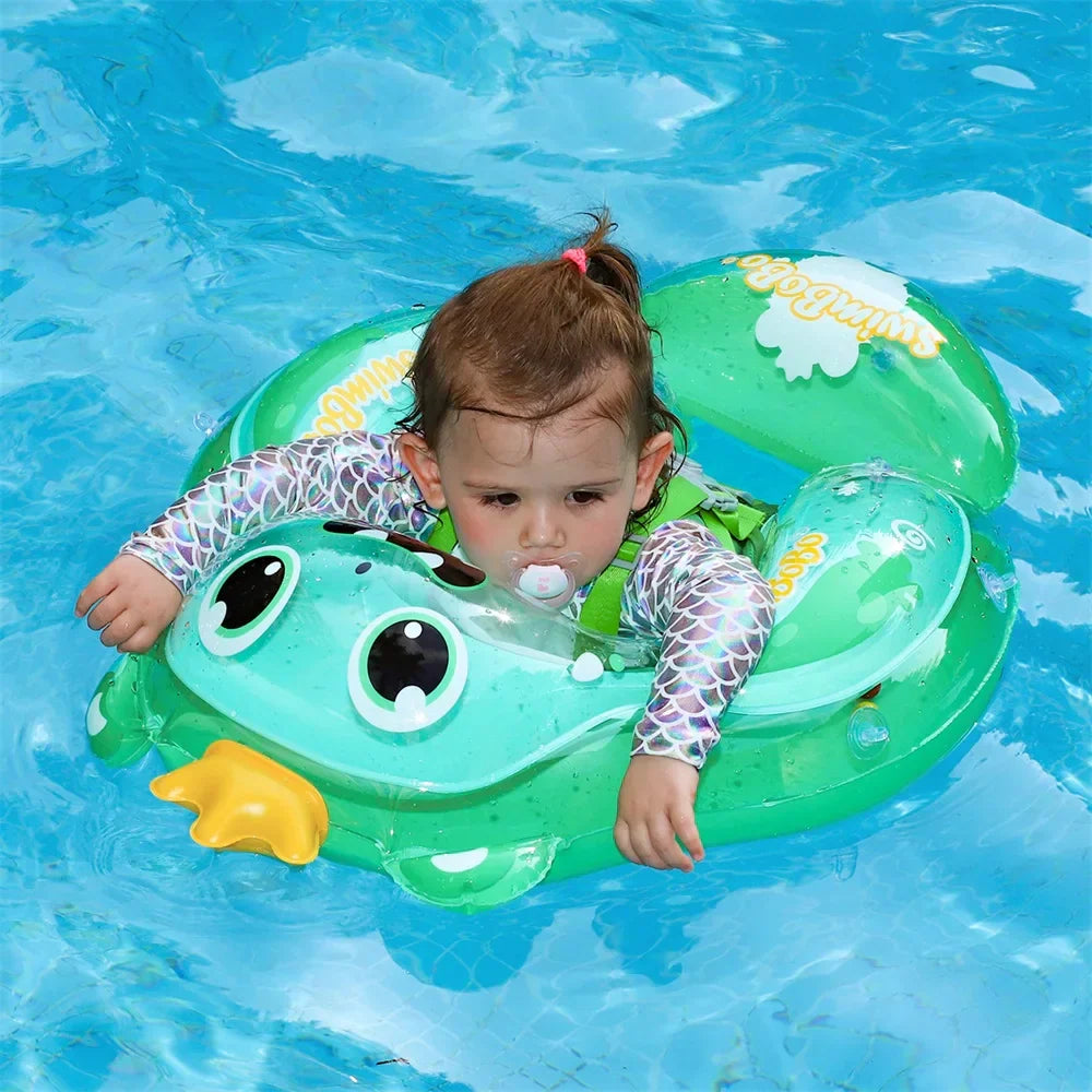 Adorable Animal Inflatable Baby Swim Float Ring for Pool and Bathtub