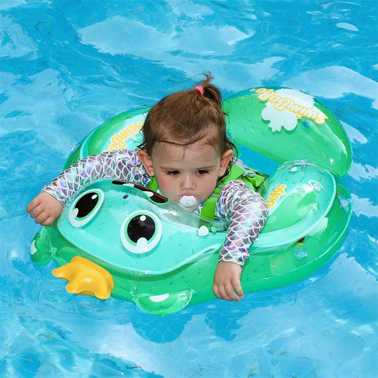 Adorable Animal Inflatable Baby Swim Float Ring for Pool and Bathtub