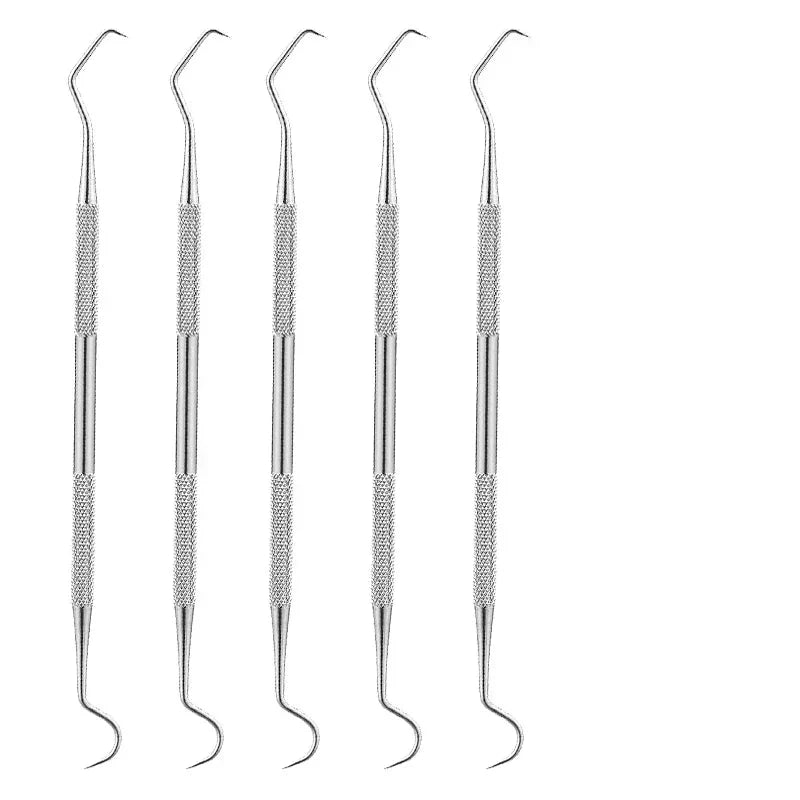 Stainless Steel Dental Pick and Tartar Scraper Set for Precision Oral Cleaning