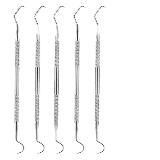 Stainless Steel Dental Pick and Tartar Scraper Set for Precision Oral Cleaning