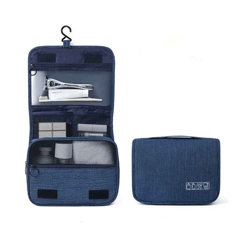 Hanging Travel Toiletry Bag with Multiple Compartments for Men and Women