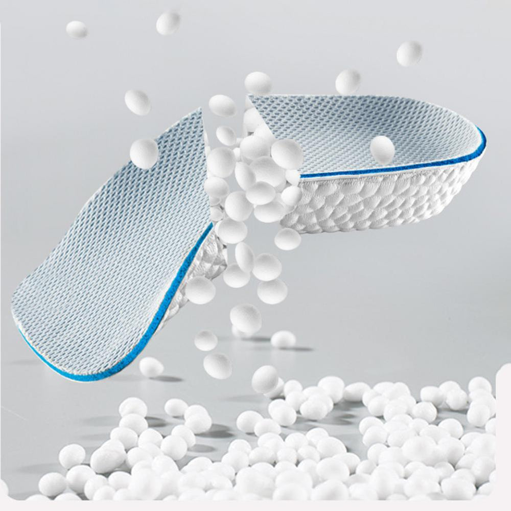 Cushioned Height Increasing Insoles for All Day Walking Comfort