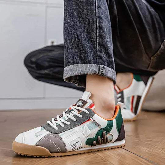 Colorful Retro Low Top Sneakers for Casual and Summer Wear