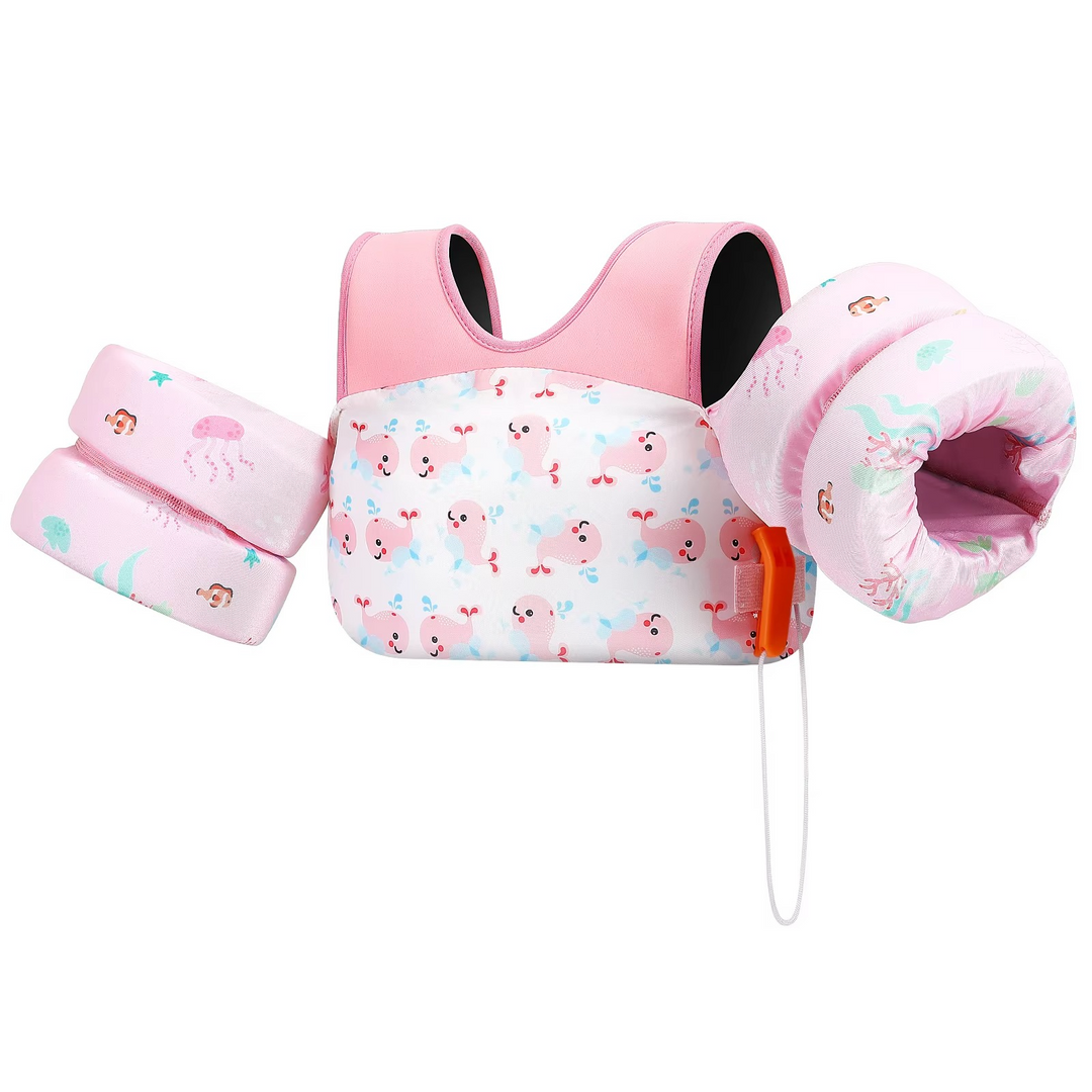 Kids swim vest with arm floats