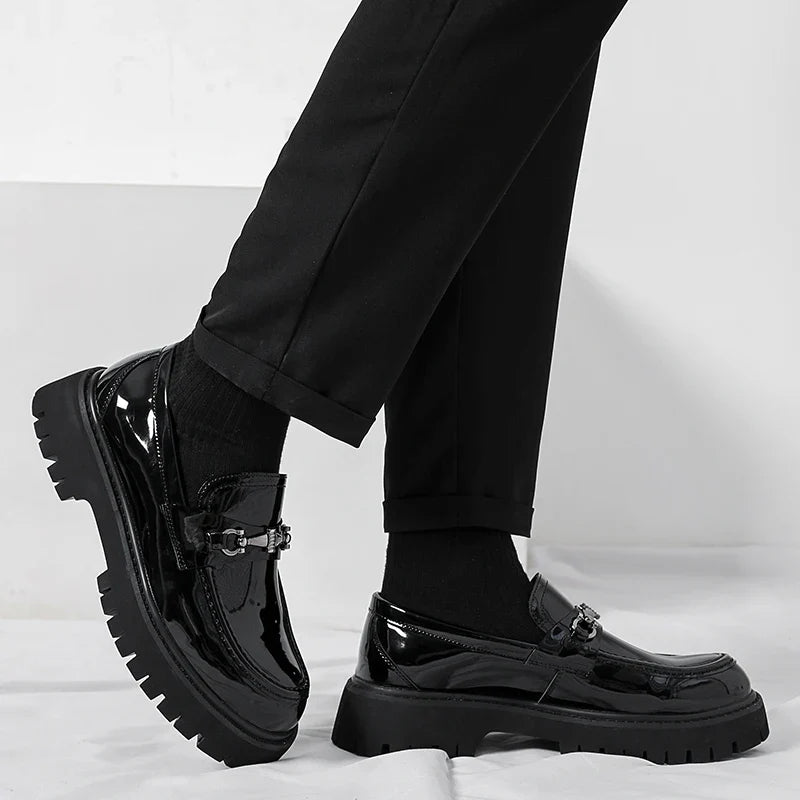 Classic Leather Dress Loafers for Business and Formal Wear