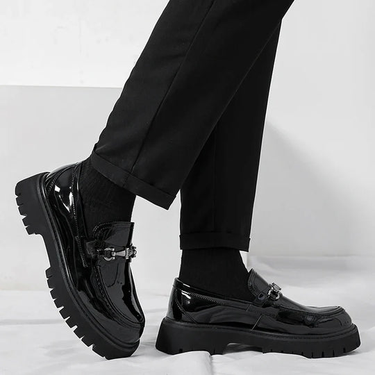 Classic Leather Dress Loafers for Business and Formal Wear
