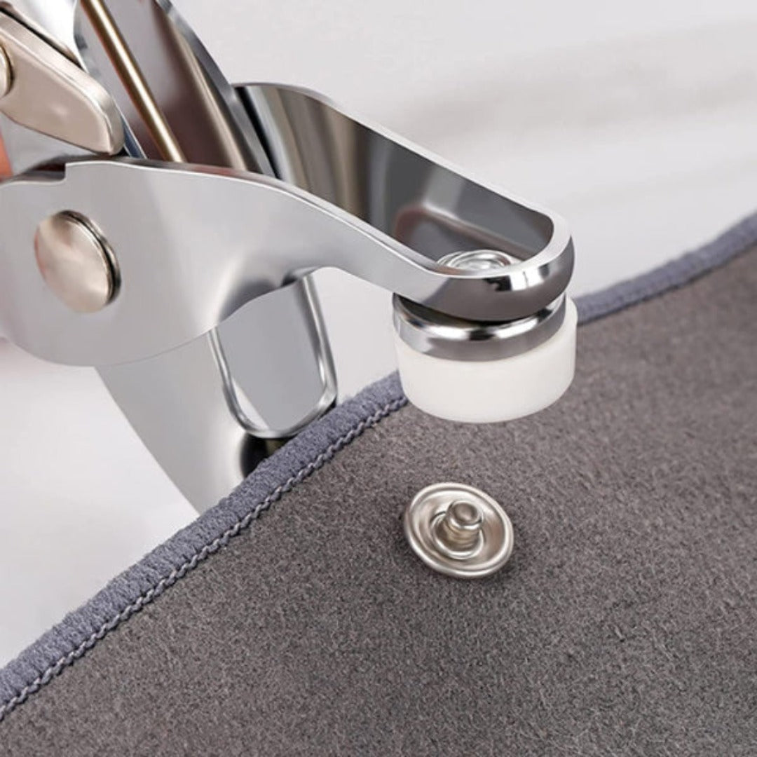Heavy Duty Snap Fastener Pliers Kit for Easy Button Installation