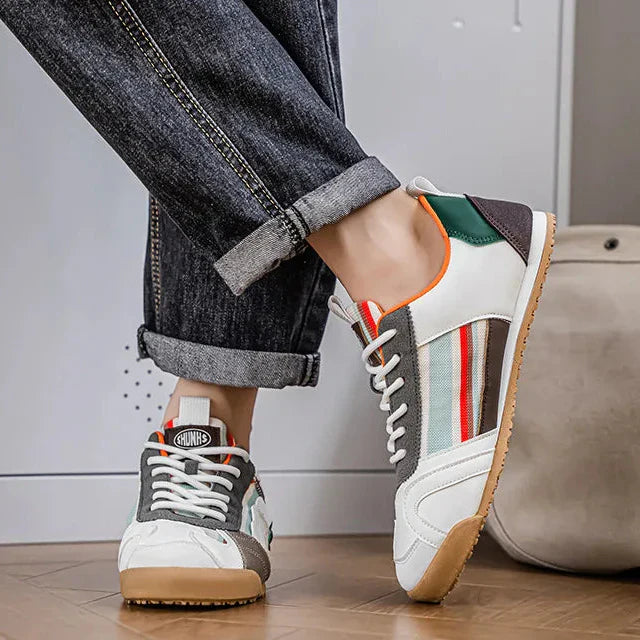 Colorful Retro Low Top Sneakers for Casual and Summer Wear