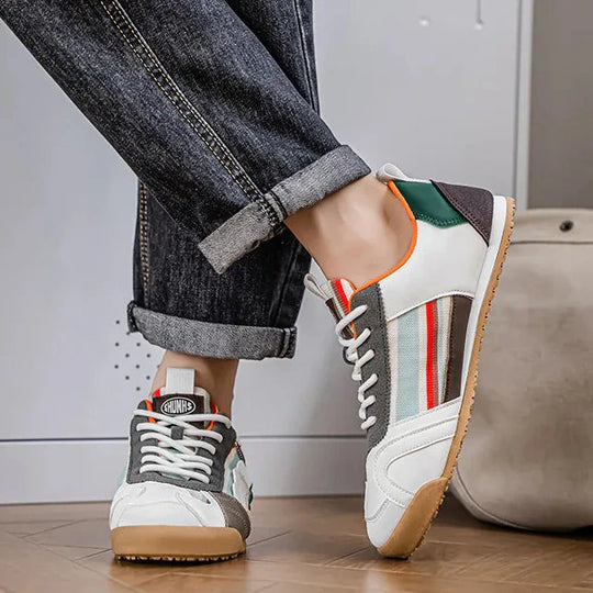 Colorful Retro Low Top Sneakers for Casual and Summer Wear