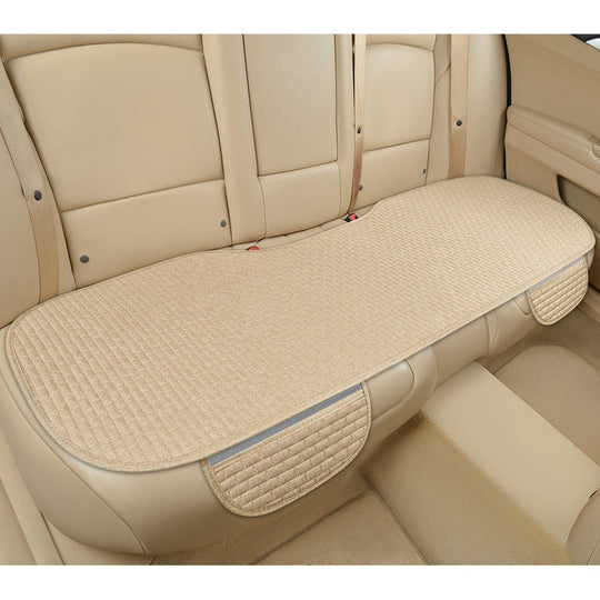 Universal Anti Slip Linen Car Seat Cushion Cover Mat for Front and Rear Seats