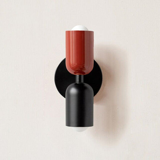 Macaroon Dual Globe LED Wall Sconce for Bedroom and Hallway