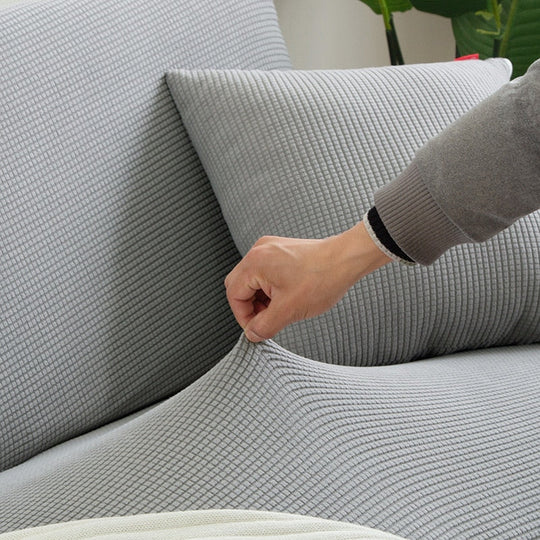 Textured Stretch Sofa Slipcover for Non Slip Furniture Protection