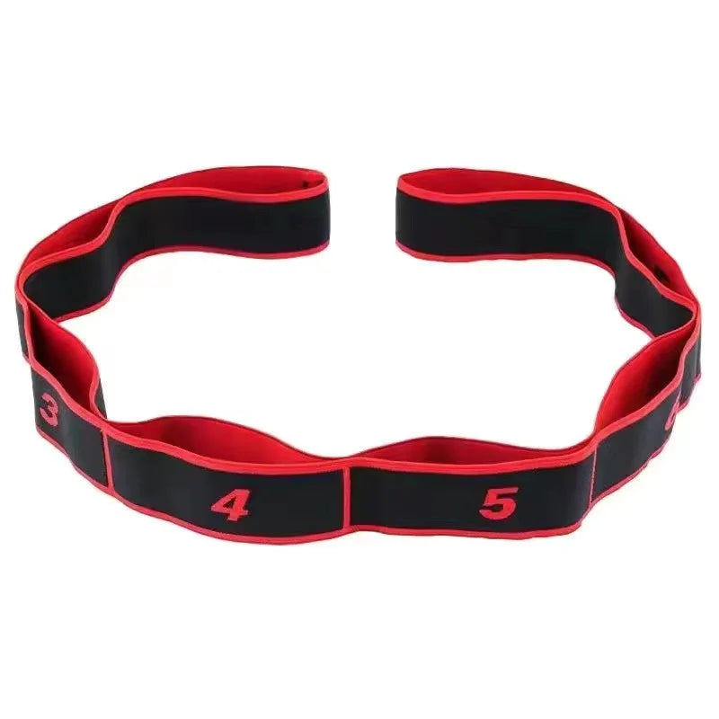 Segmented Elastic Stretch Band for Yoga and Dance Training