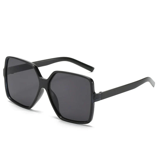 Oversized Gradient Square Sunglasses with UV400 Protection for Women