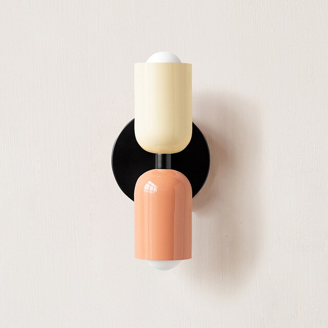 Macaroon Dual Globe LED Wall Sconce for Bedroom and Hallway