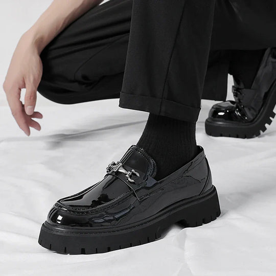 Classic Leather Dress Loafers for Business and Formal Wear