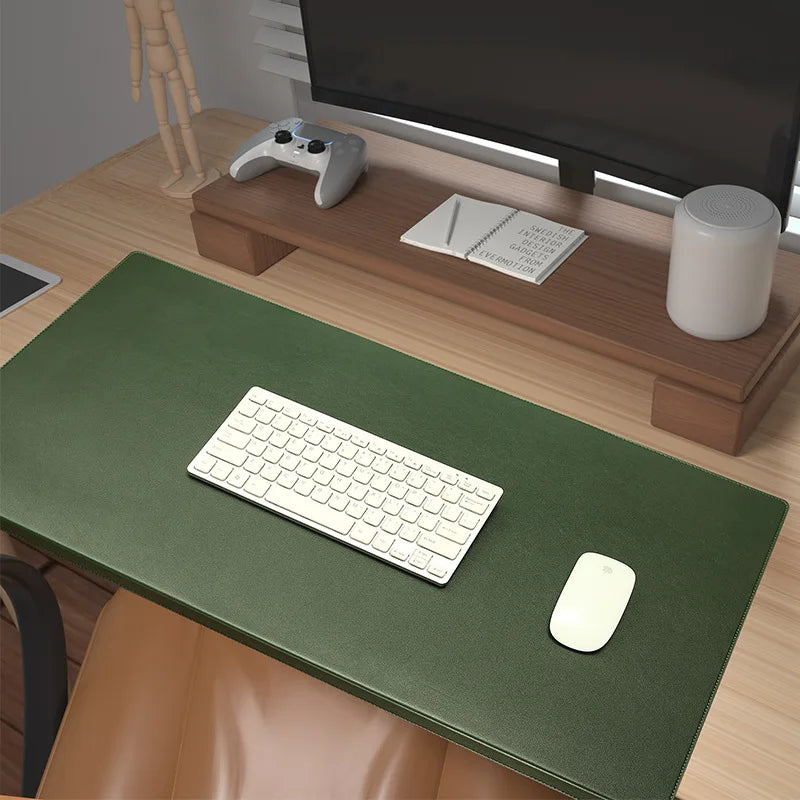Green desk mat