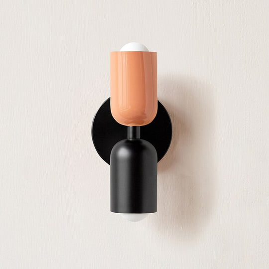 Macaroon Dual Globe LED Wall Sconce for Bedroom and Hallway