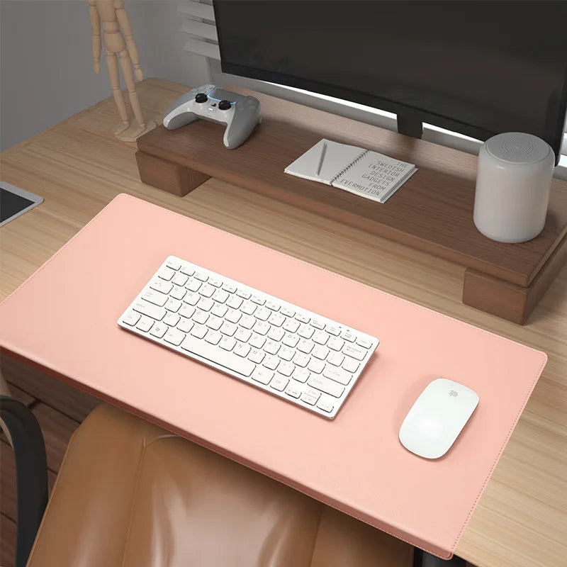 Pink desk mat