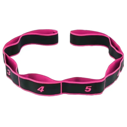 Segmented Elastic Stretch Band for Yoga and Dance Training