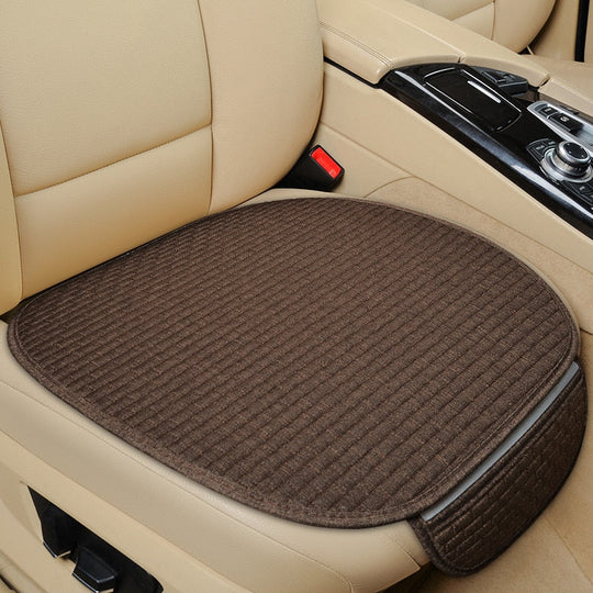 Universal Anti Slip Linen Car Seat Cushion Cover Mat for Front and Rear Seats