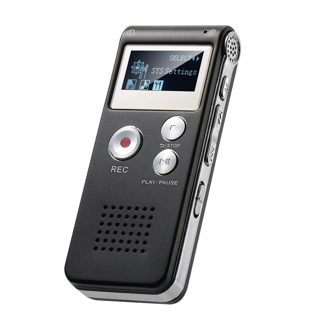 Compact Digital Voice Recorder for Lectures, Meetings and Interviews