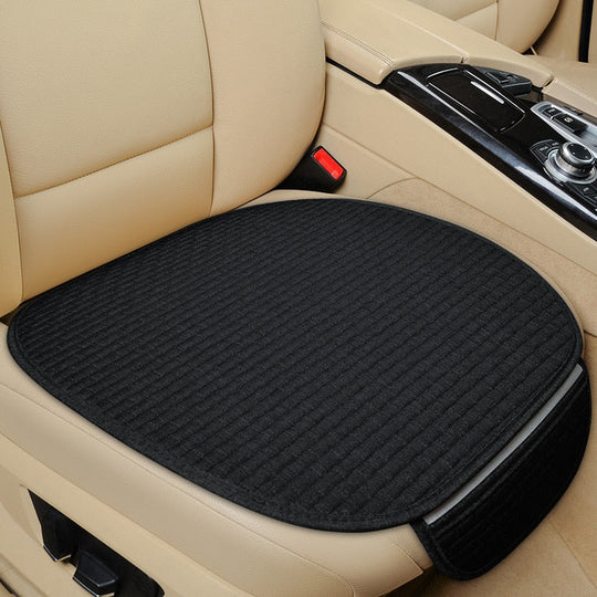 Universal Anti Slip Linen Car Seat Cushion Cover Mat for Front and Rear Seats