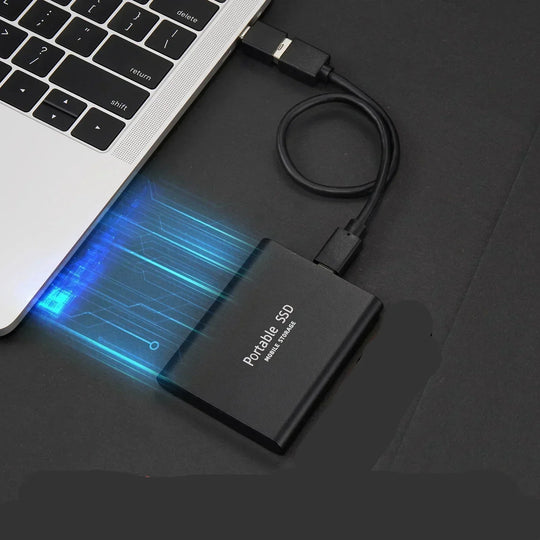 Compact Portable External SSD for Fast Backup and Storage